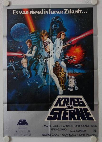 Star Wars original release german movie poster